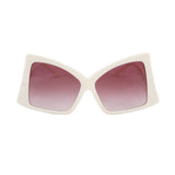 VALENTINO VA4091 OVERSIZED BUTTERFLY SUNGLASSES WHITE