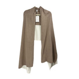 ZESTT COLORBLOCK SCARVES NUDE/WHT O/S