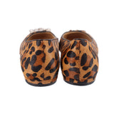 SOLE SOCIETY FUR FLATS BROWN 10 US
