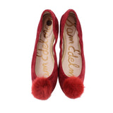 SAM EDELMAN SUEDE FLATS RED 10 US