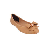 TED BAKER LEATHER FLATS TAN 10 US