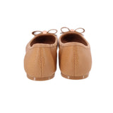 TED BAKER LEATHER FLATS TAN 10 US