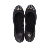 TORY BURCH SUEDE FLATS BLACK 9.5 US