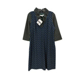 GRETCHEN SCOTT PRINT DRESSES NAVY M