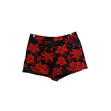 ALICE + OLIVIA PRINT SHORTS BLK/RED S | 6
