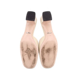 GUCCI MULE HEELS WHITE 40.5 EU | 10 EU