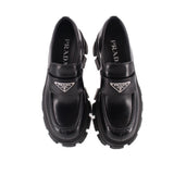 PRADA MONOLITH LOAFERS BLACK 37 EU | 7 US