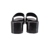 GUCCI RUBBER SANDALS BLACK 40 EU | 10 US