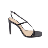 SCHUTZ STRAPPY HEELS BLACK 9 US