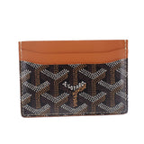 GOYARD CARD CASE WALLETS BROWN