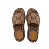 GUCCI JUMBO GG SANDALS BROWN 37.5 EU | US 7.5