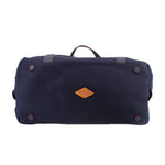 MZ WALLACE Colette shoulder bag, navy exterior back view with logo patch