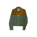TORY BURCH REFLECTIVE JACKETS GREEN M