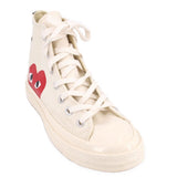 CONVERSE COMME DES GARCONS SNEAKERS WHITE 7.5 US