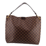 LOUIS VUITTON GRACEFUL MM SHOULDER BAGS DAMIER EBENE