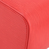 LOUIS VUITTON NICE MINI W/ SCARF HANDLE BAG RED EPI