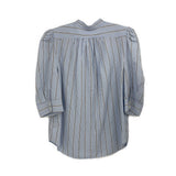 FRAME STRIPED TOPS BLUE M