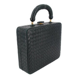 BOTTEGA VENETA VINTAGE BRIEFCASE HANDLE BAG GREEN