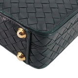 BOTTEGA VENETA VINTAGE BRIEFCASE HANDLE BAG GREEN