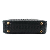 BOTTEGA VENETA VINTAGE BRIEFCASE HANDLE BAG GREEN