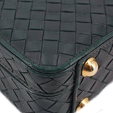 BOTTEGA VENETA VINTAGE BRIEFCASE HANDLE BAG GREEN