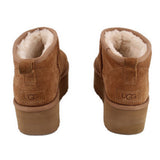 UGG PLATFORM BOOTIES TAN 9 US