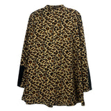 TYLER BOE LEOPARD TOPS TAN M