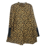 TYLER BOE LEOPARD TOPS TAN M
