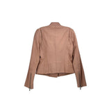 MICHAEL KORS LEATHER JACKETS PINK S