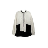 ST JOHN TWO TONE OUTERWEAR WHT/BLK M
