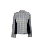 ST JOHN PLAID JACKETS BLK/BLU M | 10