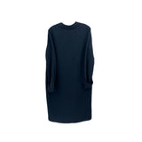 LAFAYETTE 148 LONG SLEEVE DRESSES NAVY S