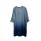 LAFAYETTE 148 OMBRE DRESSES BLUE L