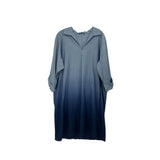 LAFAYETTE 148 OMBRE DRESSES BLUE L