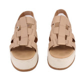 SOREL PLATFORM SANDALS TAN 9 US
