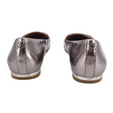 COACH LEATHER LOAFERS SILVER 8 US