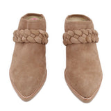 DOLCE VITA HEELED BOOTS TAN 9 US