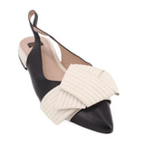 LOUISE ET CIE BOW FLATS BLACK 8.5 US