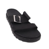 SOREL LEATHER SANDALS BLACK 8.5 US