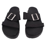 SOREL LEATHER SANDALS BLACK 8.5 US
