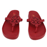 TORY BURCH LEATHER SANDALS RED 8 / 8.5 US
