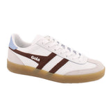 GOLA WOMEN'S VIPER LEATHER SNEAKERS WHITE 9 US