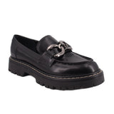 MARC FISHER PLATFORM LOAFERS BLACK 8.5 US