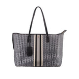 TORY BURCH GEMIMI ZIP TOP TOTES NAVY