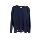 AKRIS LONG SLEEVE TOPS BLUE L | 12