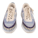 CHLOE NAMA MESH SNEAKERS BLUE 38 EU | 8 US