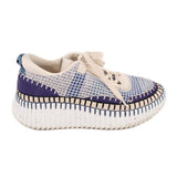 CHLOE NAMA MESH SNEAKERS BLUE 38 EU | 8 US