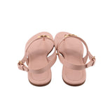 TORY BURCH EVERLY T-STRAP SANDALS NUDE 8 US