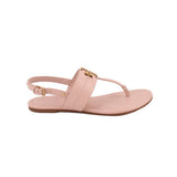 TORY BURCH EVERLY T-STRAP SANDALS NUDE 8 US