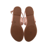 TORY BURCH EVERLY T-STRAP SANDALS NUDE 8 US